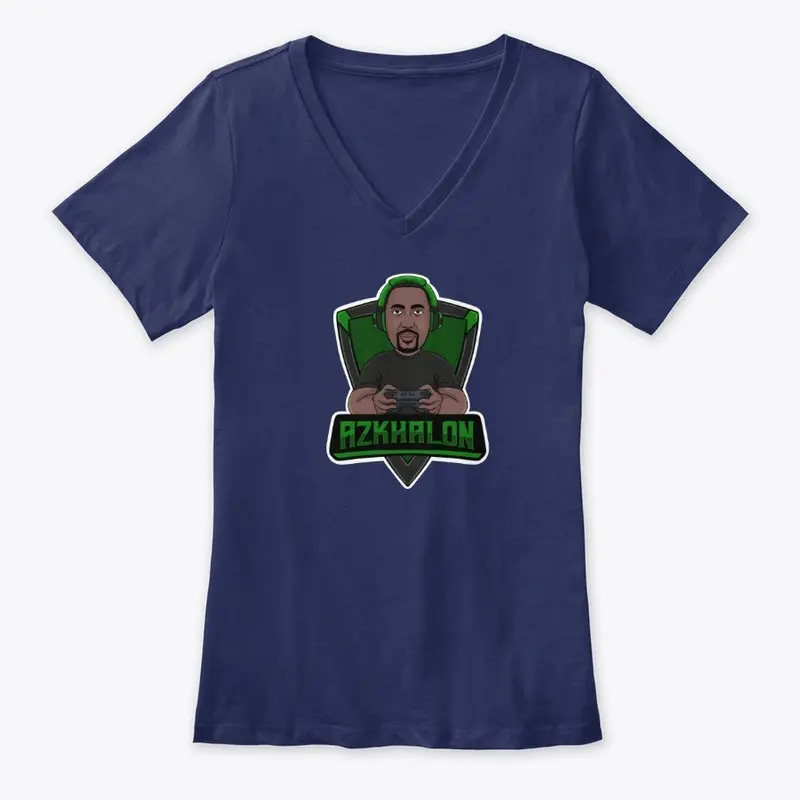 Azkhalon Women's Logo V-Neck